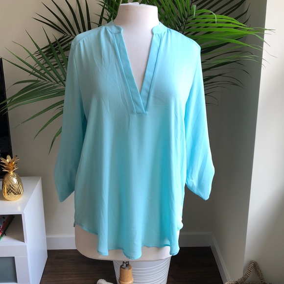 Tops - Lush Roll Tab Sleeve Top